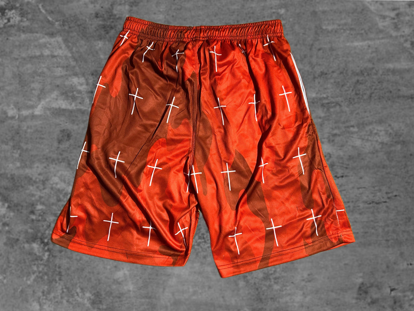 ANGL Mesh Shorts Red