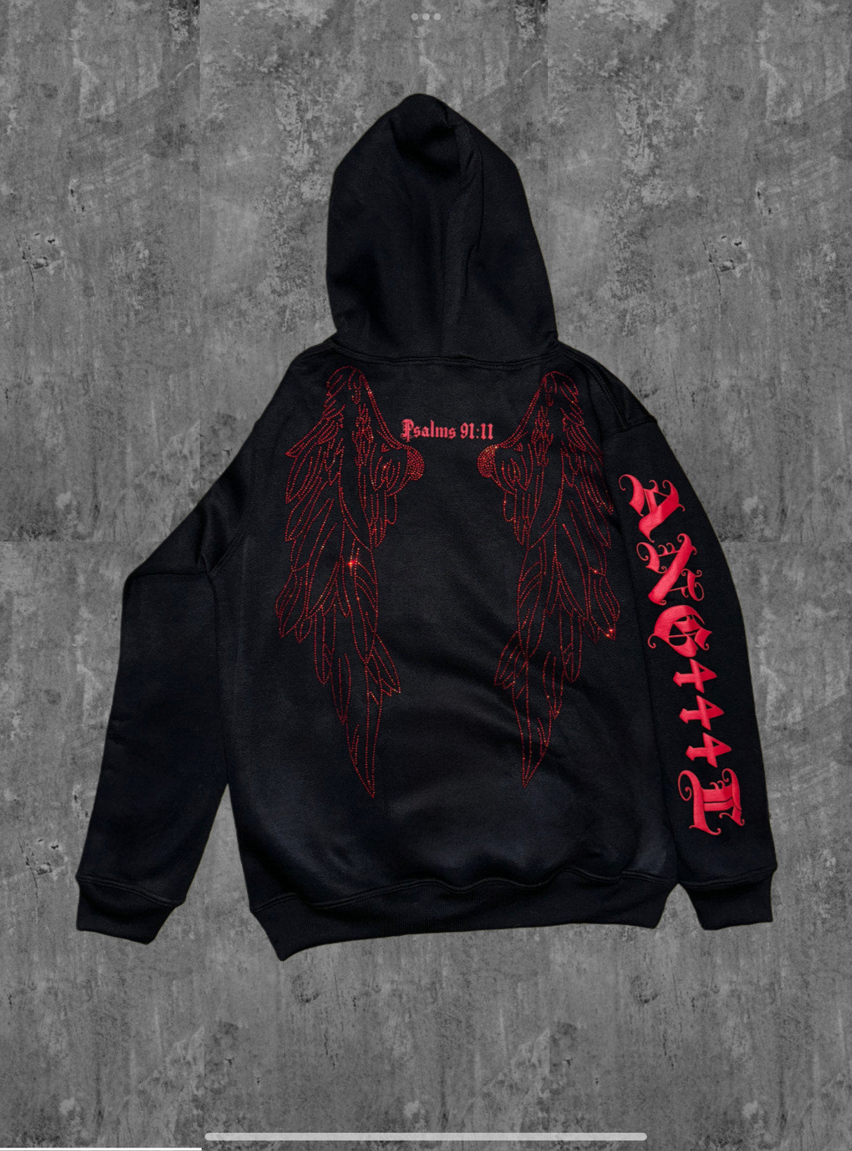 Angl Wings (Red On Black)