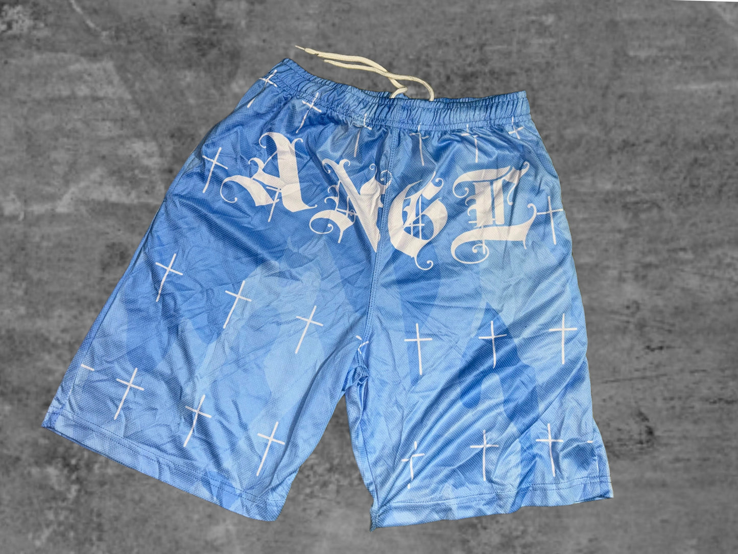ANGL Mesh Shorts Baby Blue