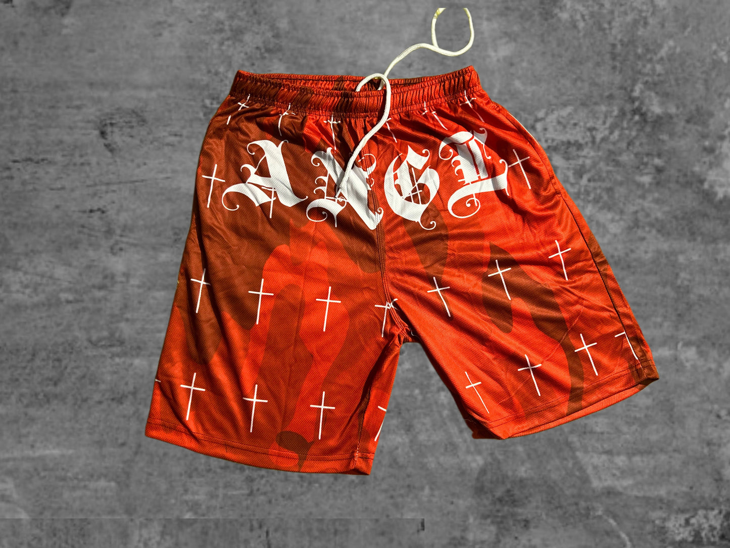 ANGL Mesh Shorts Red