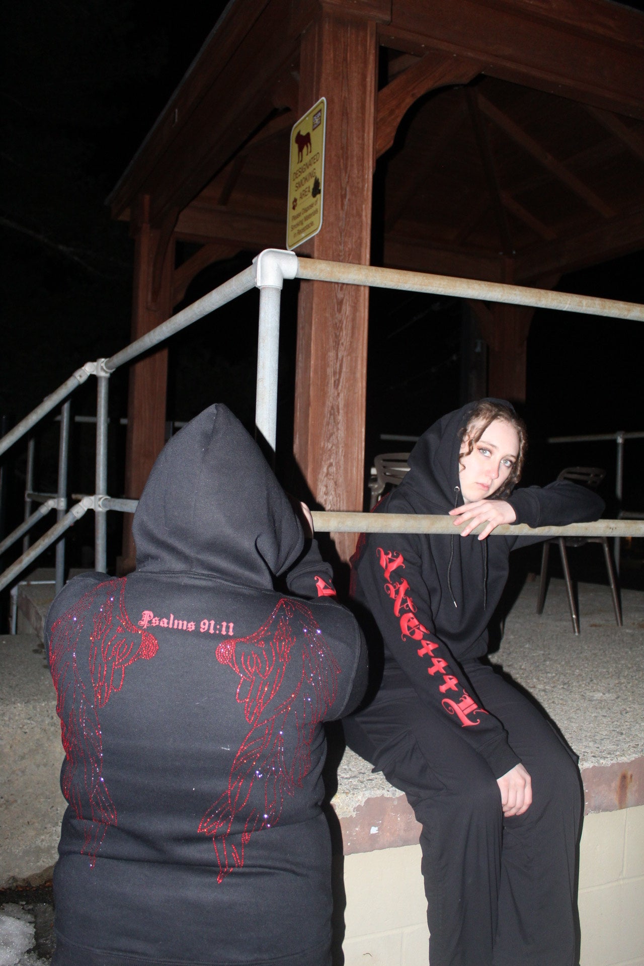 Angl Wings (Red On Black)