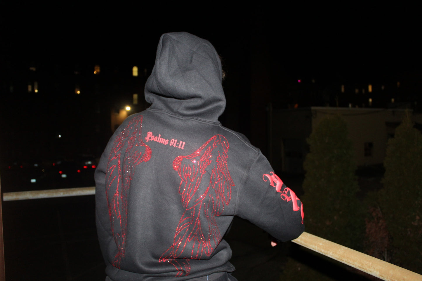 Angl Wings (Red On Black)